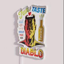 Load image into Gallery viewer, Diablo IPA Neon Beer Sign Illuminates Your Home Bar Decor