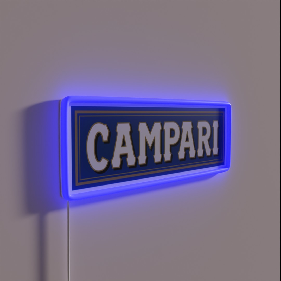 Do You Know Campari Rgb Led Sign – Neon Factory