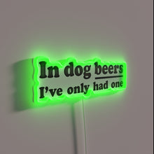 Load image into Gallery viewer, Pawsitively Pour Yourself a Paw-some Beer with This Neon Sign