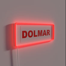 Load image into Gallery viewer, RGB Neon Sign in Bold Dolmar Lettering Typography Style