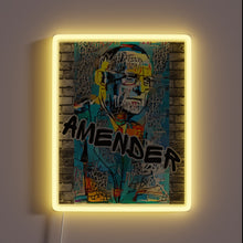 Load image into Gallery viewer, Vibrant, colorful Dr. Bob's Graffiti Neon Sign with radiant RGB lighting.