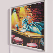 Load image into Gallery viewer, Eye-catching dragon bar decor with vibrant color changing rgb neon lights