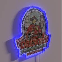 Load image into Gallery viewer, Vintage 1930s style Drewrys whiskey bar pub decor retro sign