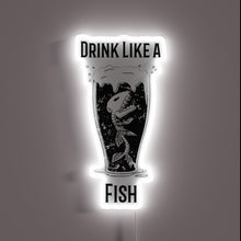 Load image into Gallery viewer, Neon sign featuring colorful fish-inspired design for bar or home