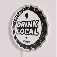 Load image into Gallery viewer, Illinois Craft Beer Fan Decorative Neon Sign for Home Bars