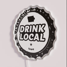 Load image into Gallery viewer, Vibrant Iowa Craft Beer Neon Sign Celebrating Local Brews Tradition