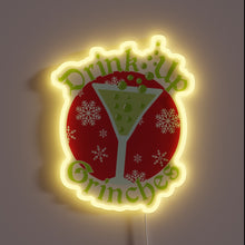 Load image into Gallery viewer, Cheer up Grinch with this fun Christmas RGB neon light.