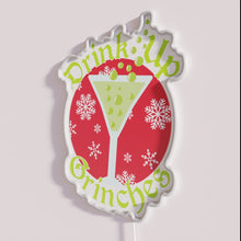 Load image into Gallery viewer, Vibrant Christmas humor neon sign with RGB LED drinkware design