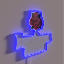 Load image into Gallery viewer, Neon illuminated Drinks Bourbon Four Roses LED bar wall decoration