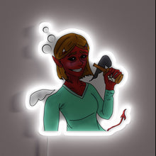 Load image into Gallery viewer, Vibrant Drunken Demon Neon Sign with Adjustable RGB Illumination Effect