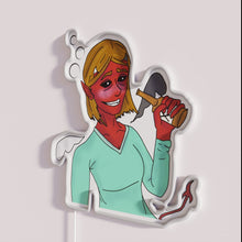 Load image into Gallery viewer, Dramatic Drunken Demon Neon Sign with Vibrant RGB LED Lighting