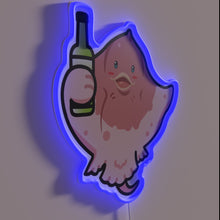 Load image into Gallery viewer, Colorful Drunken Fish 2 RGB Neon Sign with Artistic Glow Accent