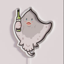 Load image into Gallery viewer, Eye-catching RGB Neon Wall Decor with Glowing Drunken Fish Design