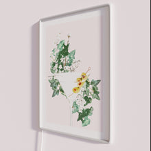 Load image into Gallery viewer, Vintage style dry martini cocktail artwork with RGB LED lighting