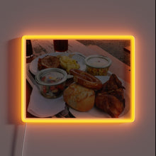 Load image into Gallery viewer, Bavarian Beer Garden Neon Sign with Vibrant RGB Color Accent