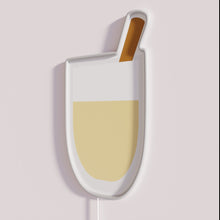 Load image into Gallery viewer, Neon eggnog bar decoration with customizable RGB LED lighting colors