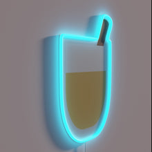 Load image into Gallery viewer, Eggnog Seasonal Decorative RGB Neon Sign with Cheerful Holiday Vibes