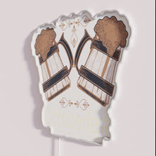 Load image into Gallery viewer, Elegant Oktoberfest themed RGB neon bar decor wall hanging sign