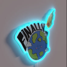 Load image into Gallery viewer, Apocalyptic Futurism: Countdown to Mankind's Redemption in Neon Light