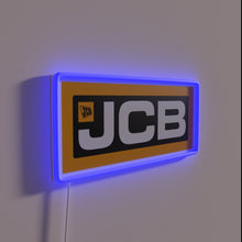 Load image into Gallery viewer, Vibrant Erdinger Weissbier brewery logo in RGB glowing neon letters.