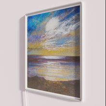 Load image into Gallery viewer, Vibrant evening decor with customizable RGB color changing neon lighting.