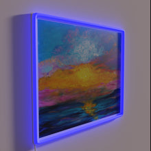Load image into Gallery viewer, Add ambiance with vibrant evening glow RGB neon color scheme