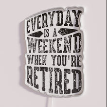 Load image into Gallery viewer, Vibrant RGB neon sign decoration for a carefree weekend lifestyle vibe
