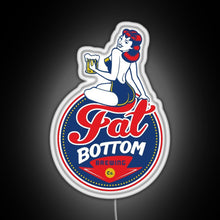 Load image into Gallery viewer, Fat Bottom Brewing RGB neon sign white