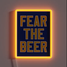 Load image into Gallery viewer, Glowing RGB beer-themed neon sign for home bar decoration enthusiasts