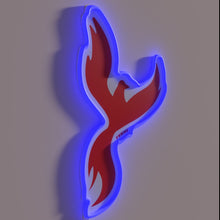 Load image into Gallery viewer, Unique colorful Venetian-style neon sign with RGB color changing ability.