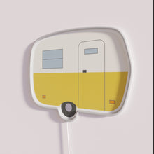 Load image into Gallery viewer, Glowing Fibreglass Trailer Sign with Vibrant RGB Neon Lighting Effects