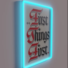Load image into Gallery viewer, Motivational Neon Sign: Illuminating Your Path to Priorities and Purpose