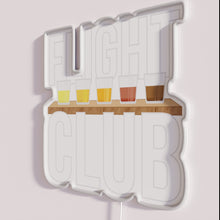 Load image into Gallery viewer, Neon Flight Club beer enthusiast decorative bar pub sign lighting.