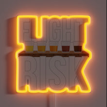 Load image into Gallery viewer, Bar Decor: Color-Changing 'Flight Risk Beer Drinker' Neon Sign Advertisement