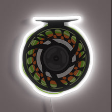 Load image into Gallery viewer, Neon Sign for Anglers featuring Vibrant RGB Colors and Fish