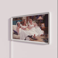 Load image into Gallery viewer, Custom Neon Wedding Sign with Friends' Names in RGB Colors