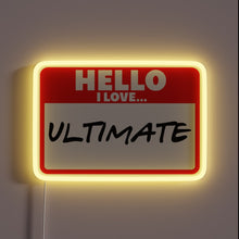 Load image into Gallery viewer, Vibrant Neon Frisbee Shaped RGB Color Changing Sign Light Decor