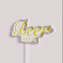 Load image into Gallery viewer, RGB Neon Bar Sign for Beer Enthusiasts and Brewery Decoration