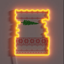 Load image into Gallery viewer, Ugly holiday humor with customizable RGB neon Christmas lights for Jeeps.