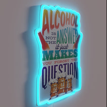 Load image into Gallery viewer, Retro fun with colorful, high-energy neon sign design humor message.