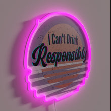 Load image into Gallery viewer, Neon sobriety humor reminder for recovering addicts and supporters everywhere