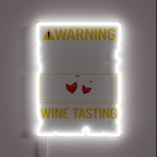 Load image into Gallery viewer, Laughter Ensues with Every Glass of Wine in Colorful Sign