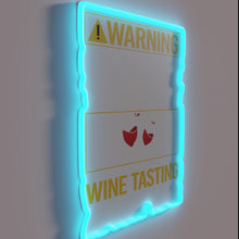 Load image into Gallery viewer, Warning: Wine May Cause Sudden Happiness and Overly Cheery Behavior