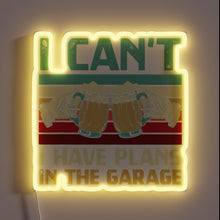Load image into Gallery viewer, Relatable Excuse for Avoiding Social Commitments in Colorful Lettering Sign