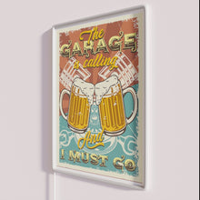 Load image into Gallery viewer, RGB Neon 'Garage Drinker The Garage Is Calling Me' Sign