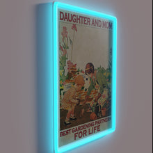 Load image into Gallery viewer, Garden of Love and Family Bonding: Daughter and Mom Sign