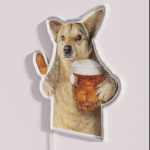 Load image into Gallery viewer, Vibrant RGB illumination for your home's unique German Corgi spirit.