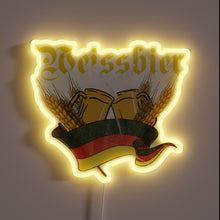 Load image into Gallery viewer, Vibrant neon sign for beer enthusiasts of German Wheat Beers