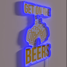 Load image into Gallery viewer, Get on the beers with vibrant, fun, colorful lighting ambiance.