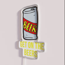 Load image into Gallery viewer, Neon bar decor signs for beer enthusiasts and home bars